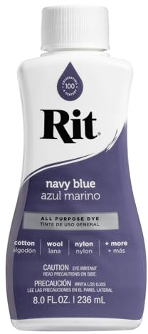 Rit Dye Liquid Stoff Dye, marineblau, 236ml