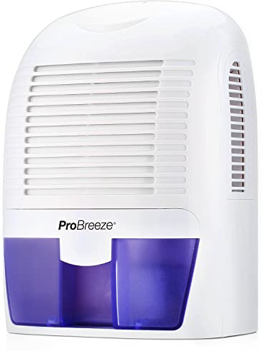 Pro Breeze™ 1500 ml Luftentfeuchter - kompakt, tragbar, leise - Lufttrockner gegen Feuchtigkeit, Schmutz und Schimmel im Haus, Badezimmer, Büro oder Keller
