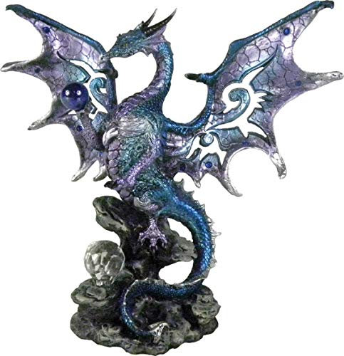 Nemesis Now Blue Dragon Protector Indifférent Statuette Multicolore Polyrésine
