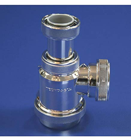 Sifon Botella Metalizado T-4M ME 1 1/2