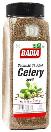 Badia Celery Seed Whole 16 oz – Aromatic & Bold Flavor for Pickling, Cooking, and Seasoning
