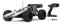 JAMARA Splinter Desertbuggy 1:10 4WD Lipo 2,4G LED - Allrad, Elektroantrieb, Akku, 40Kmh, Aluchassis, spritzwasserfest, Öldruckstoßdämpfer, Kugellager, Fahrwerk einstellbar, fahrfertig