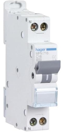 Disjoncteur 1P+N 3kA C10A 1M