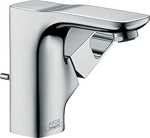 AXOR Wasserhahn Urquiola (Armatur mit Auslauf Höhe 110 mm und Zugstangen-Ablaufgarnitur) Chrom