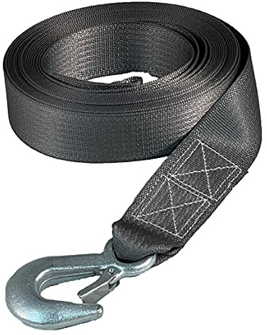 Cajun Tie Downs-Boat Winch Strap - 16 Feet