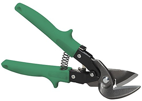 Malco M2007 Max2000® 10 inch Offset Aviation Snips | 18ga. Capacity | Offset Sheet Metal Snips | Offset Tin Snips | Metal Shears (Offset - Cuts Right, Straight & 5in Dia. Circles)