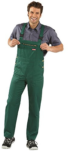 Planam 0632106 MG 290 Latzhose, Mittelgrün, Größe 106