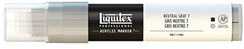 Liquitex Professional Marker Acrylic Paint, 15mm, Neutral Gray 7