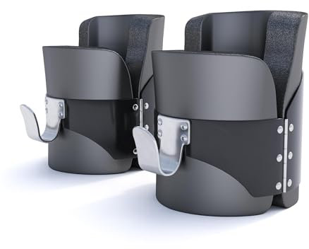 GORILLA SPORTS® Gravity Boots - inkl. Sicherheitsverschluss, Max. 250kg, für 30mm Stangen, gepolstert, Schaumstoff - Inversion Boots, Trainingsstiefel, Bauchtrainer, Rückentrainer