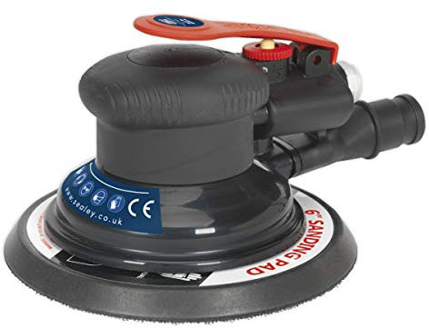 Sealey Sa801 Air Palm Orbital Sander 150Mm Dust-Free