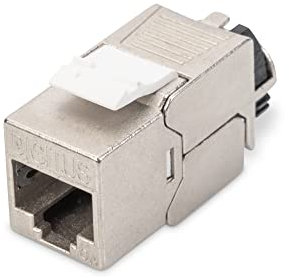 Digitus Módulo Keystone Cat-6A Blindado - RJ45 - Diseñable - 500 MHz 10GBase-T - Sin Herramientas