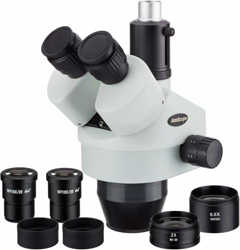 AmScope SM3590T 90X Trinocular Zoom Power Stereo Microscope Head