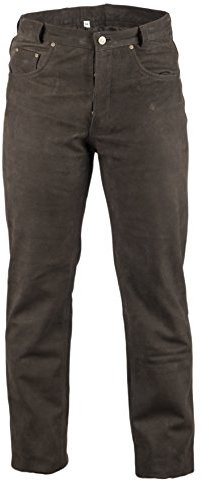 MDM Nubuk Lederhose in braun, Reiterlederhose, Lederjeans (33)