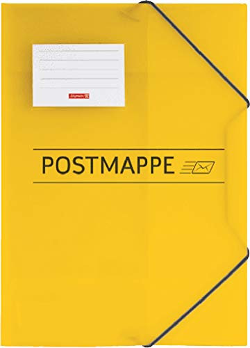 Brunnen Sammelmappe/Postmappe (A4, mit Gummizug), Gelb