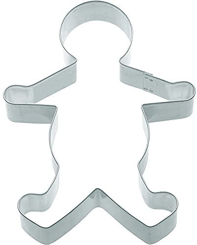 KitchenCraft Gingerbread Man Cookie Cutter, Stainless Steel, 9 x 7 x 2.5 cm