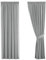 H.Versailtex Grey Blackout Window Curtain Drapes Modern Room Darkening 72 Drops Window Treatment Curtain Sets with Hooks for Sunlight Blocking&UV Protected, 66 Width x 72 Drop, 2 Panels