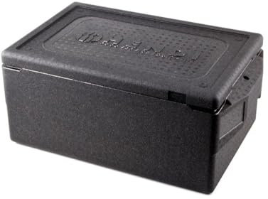 HENDI Thermobox, mit seitlich versenkten Griffen, Hält Temperaturen von -20°C bis +110°C stand, Innen: 538x338x(H)217mm, 39L, 674x400x(H)287mm, Polypropylen