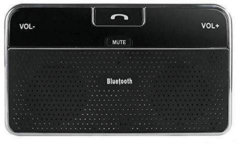 BW Bluetooth 4.0 Car Kit Speakerphone V4.0 Multipoint Black for iPhone, Samsung, Google, Sony, Blackberry & More