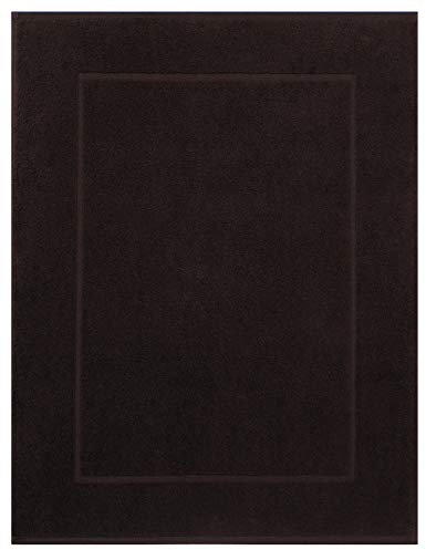 Betz Badvorleger Badematte Badteppich Duschvorleger Frottee Größe 50x70 cm Premium Qualität 650 g/m² Farbe Dunkelbraun