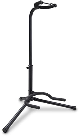 GEWA soporte para guitarra FX Classic, soporte para guitarra, negro, ajustable en altura