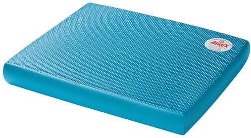 Airex Balance Pad - Exercise Foam Pad Physical Therapy, Workout, Plank, Yoga, Pilates, Stretching, Balancing Stability Mat, Kneeling Cushion, Mobility Strength Trainer for Knee, Ankle - Elite, Blue