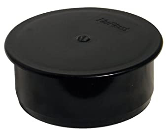 FloPlast Black Socket Plug 110mm