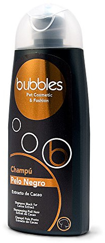 Bubble's Hundeshampoo mit Kakaoextrakt für schwarzes Fell (250 ml)