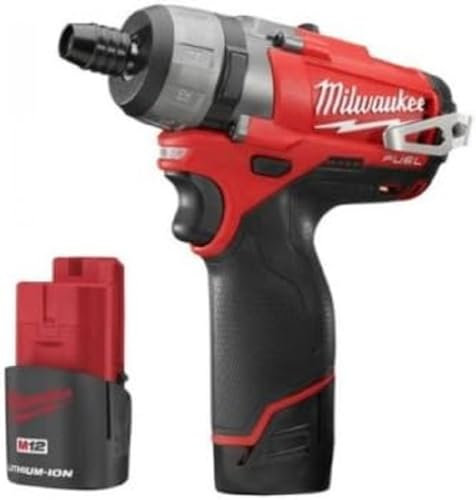 Milwaukee M12 Kompakter Schlagschrauber mit Batterien, 1,27 cm
