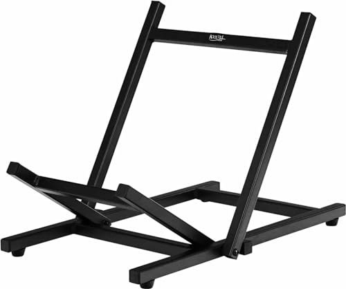 Rocktile CS-30 Amp Floor Stand (Verstärker Schrägsteller Ständer, belastbar bis 30 kg, verbessert den Abstrahlwinkel Deines Combos, robust, flach zusammenklappbar) schwarz