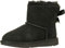 UGG Unisex Kinder Mini Bailey Bow Ii Classic Boot, BLACK, 35 EU