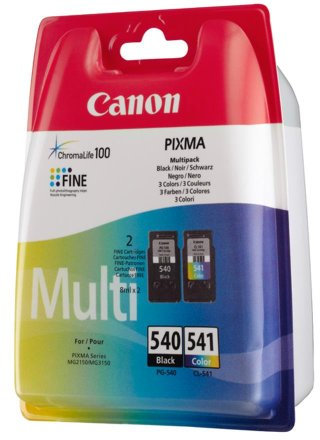 Canon INK CARTRIDGE MULTI BK/CL/PG-540/ CL-541 5225B007, Black + Colour, One Size