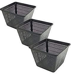 Other Square Baskets Pond Garden Planting Plants - Pack of 3 (Small 19x19x9cm)