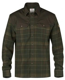Fjällräven Herren Holzfällerhemd Granit, Green, XL, 90339-620