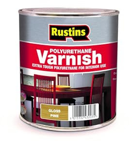 Rustins POGP500 Polyurethane Varnish Pine Gloss 500ml