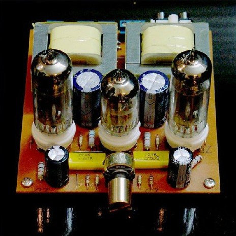 Gowe® Hifi Stereo Tube 6N2+6P1 enkeländad klass A effektförstärkarbräda gör-det-själv kit
