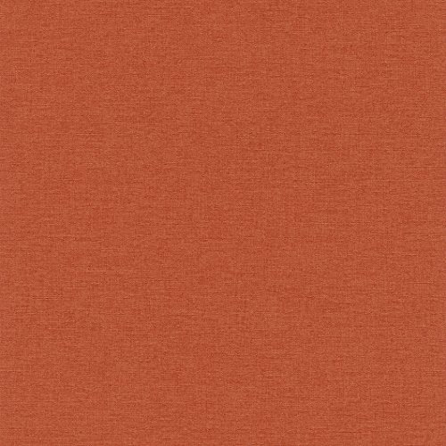 rasch Tapete 448573 aus der Kollektion Florentine II – Einfarbige Vliestapete in kräftigem Orange – 10,05m x 53cm (L x B)