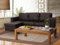 Vente-unique-Ecksofa - Kunstleder - Braun - Ackley