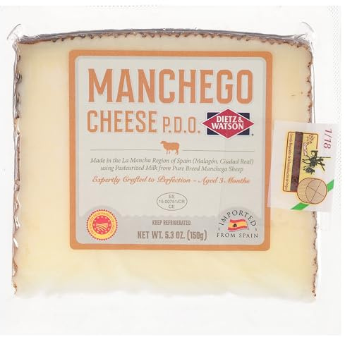 Dietz & Watson Manchego Cheese Wedge, 5.3 oz