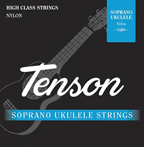 GEWA TENSON Sopran-Ukulele Saiten Satz, Black Nylon, Stärke .022 -.032