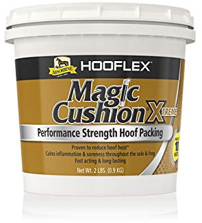 Absorbine Hooflex Magic Cushion Xtreme Horse Hoof Packing, 2 lb / 10 Hooves
