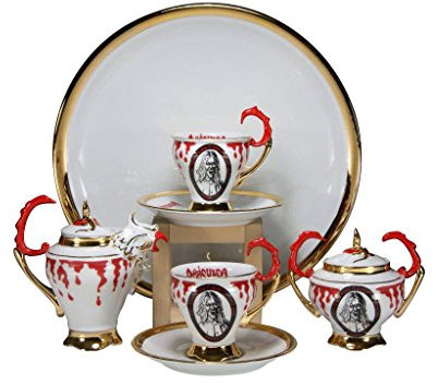 CreaTable, 14671, Serie Draculea, Kaffeeset, 7-tlg