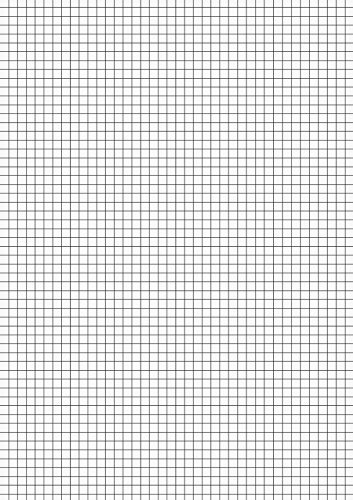 Kanzleibogen/Klausurbögen - 5 mm kariert - A4 / 21,0 x 29,7 cm - 250 Bögen