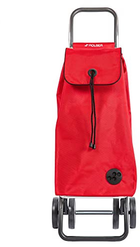 ROLSER Carro Plegable MF 4 Ruedas Rojo