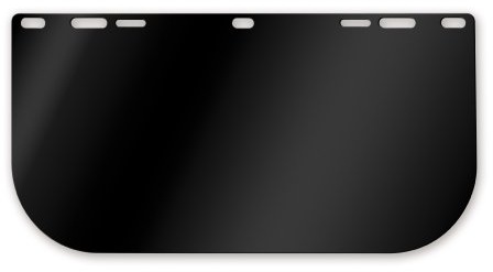 Hobart 770580 Face Shield Replacement Lens, Shaded