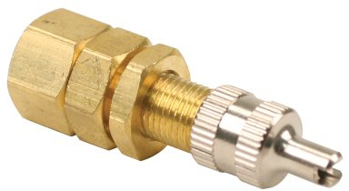 Viair 92839 Valve de gonflage pour raccord à compression de conduite d'air 6,35 mm
