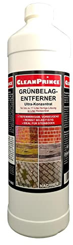 Frente Grünbelag-reiniger Eliminador de Musgo 1000ML Alta Concentración Musgo Algas Verdete