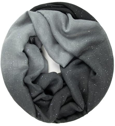 Glamexx24 Damen schal leichter Langschal Loop Schlauchschal Tuch Viele Farben