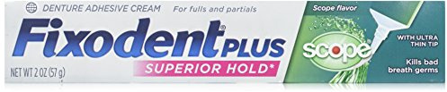 Fixodent + Scope Adhsve Size 2z Fixodent Control Denture Adhesive Plus Scope