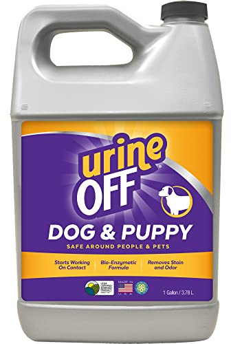 urineOFF Dog Stain Remover Pet Urine Stain and Odour Remover Deep Cleaning Puppy Stain Odour Neutraliser - 3.78L