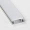 3 Stück SO-TECH® Einlass LED-Profil-77 | 2000 x 19,4 mm mit opaler Abdeckung | Bodenmontage/Montage in Fliesenboden | trittsicher